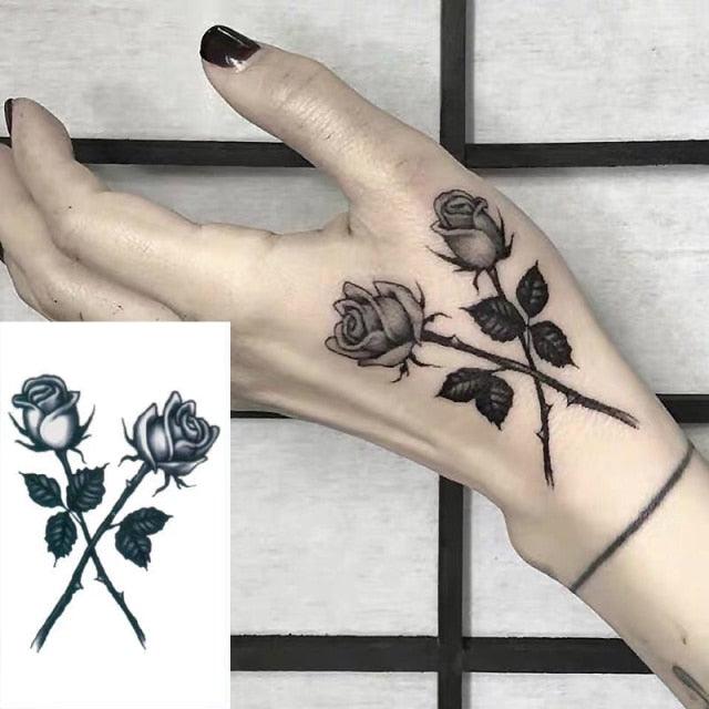 Women's Different Stickers Tattoo Temporary Waterproof Neck Arm Leg Tattoo Colorful Design - TaTTTy