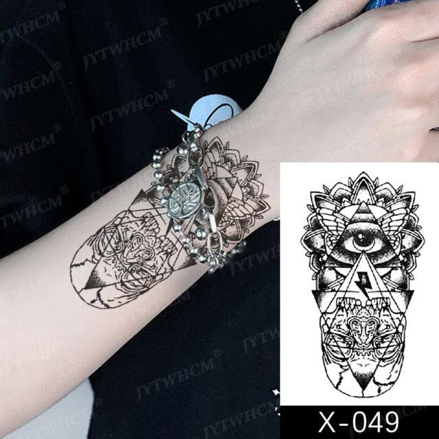 Women's Different Stickers Tattoo Temporary Waterproof Neck Arm Leg Tattoo Colorful Design - TaTTTy