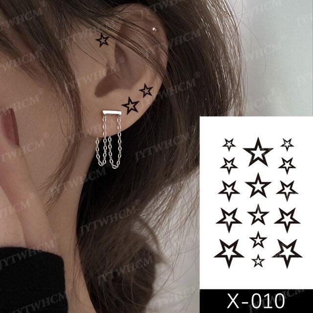 Women's Different Stickers Tattoo Temporary Waterproof Neck Arm Leg Tattoo Colorful Design - TaTTTy