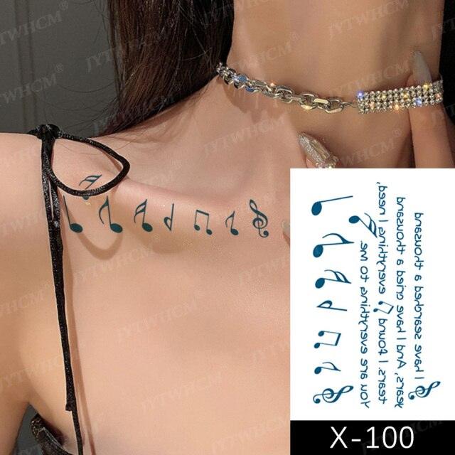 Women's Different Stickers Tattoo Temporary Waterproof Neck Arm Leg Tattoo Colorful Design - TaTTTy