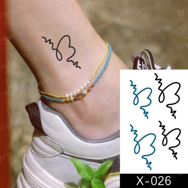 Women's Different Stickers Tattoo Temporary Waterproof Neck Arm Leg Tattoo Colorful Design - TaTTTy