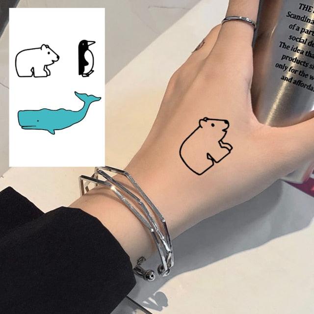 Women's Different Stickers Tattoo Temporary Waterproof Neck Arm Leg Tattoo Colorful Design - TaTTTy