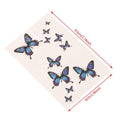 Womens Fashion 3D Butterfly Waterproof Temporary Sticker Tattoo Leg Arm Modern Blue Design For Womens - TaTTTy