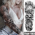 Womens Large Waterproof Temporary Sticker Tattoo Tiger Fox Luxury Design From Wonderland - TaTTTy